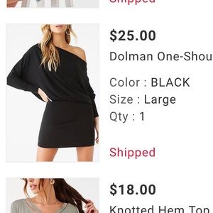 COPY - Dolman one-shoulder dress